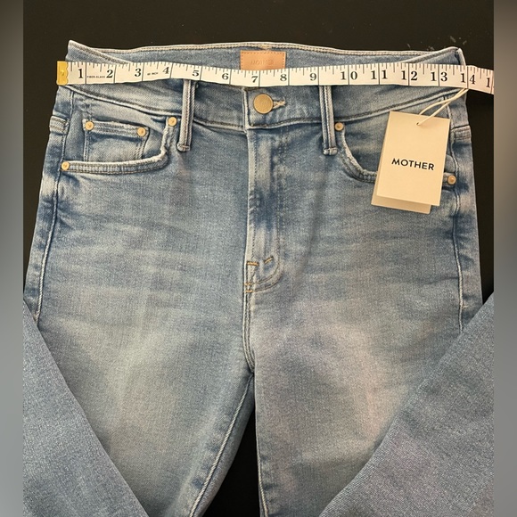 NWT MOTHER jeans Insider Crop Step Frey Limited Edition Wash Size 27 - Picture 7 of 16